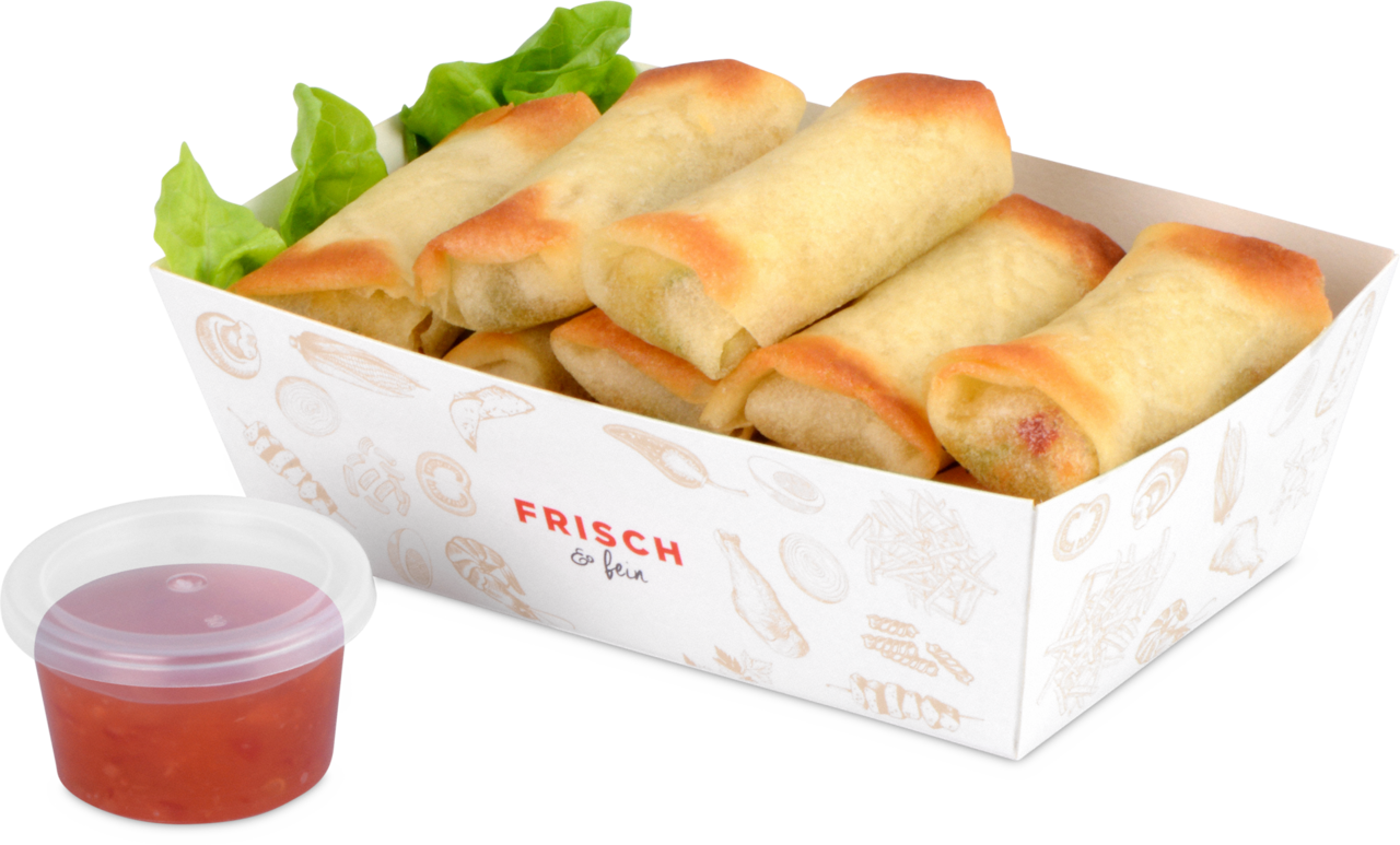 Rundbecher mit Deckel, z. B. für Saucen, Dips oder Ketchup ebenfalls bei uns erhältlich