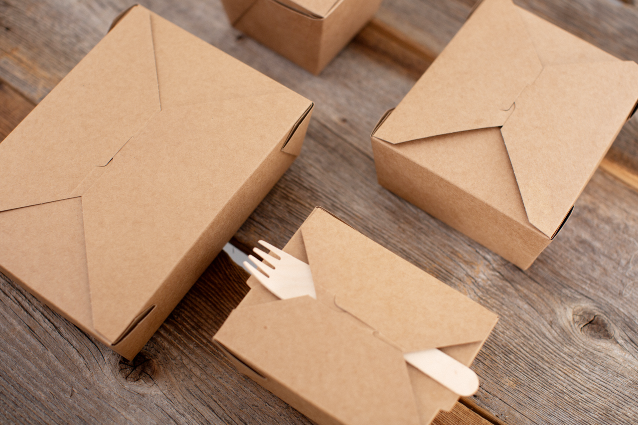 Mitnahmebox eckig braun 