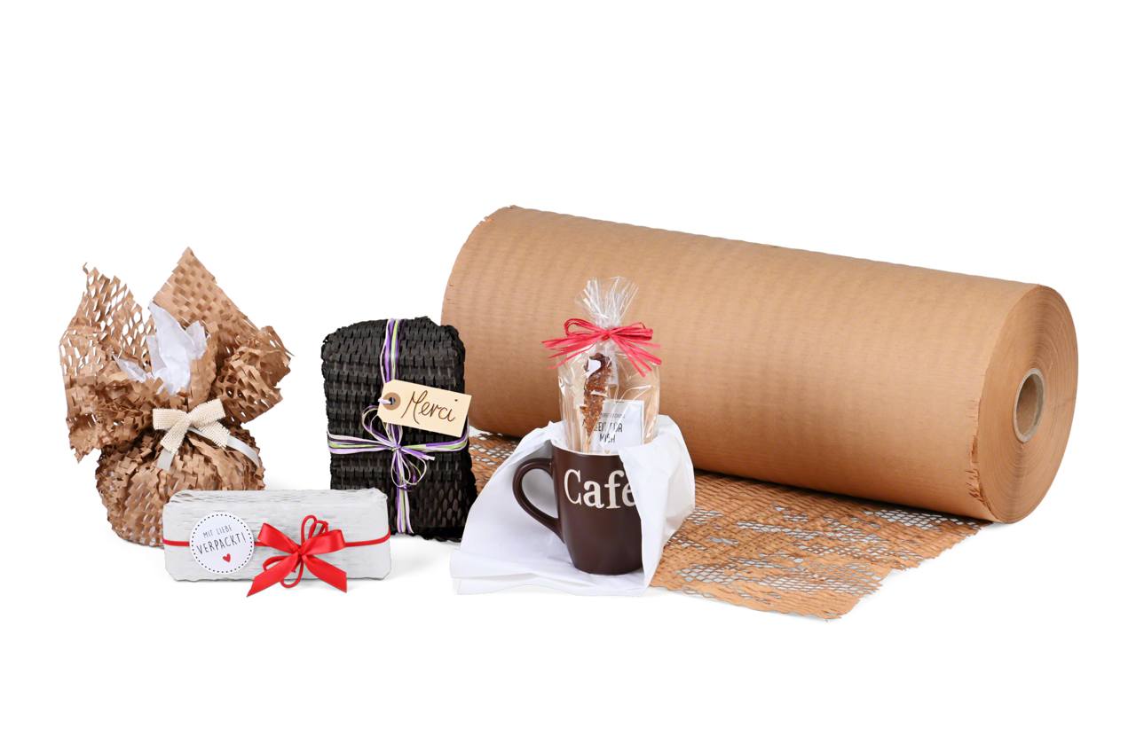 Wabengeschenkpapier «Honeycomb» MECAWRAP
