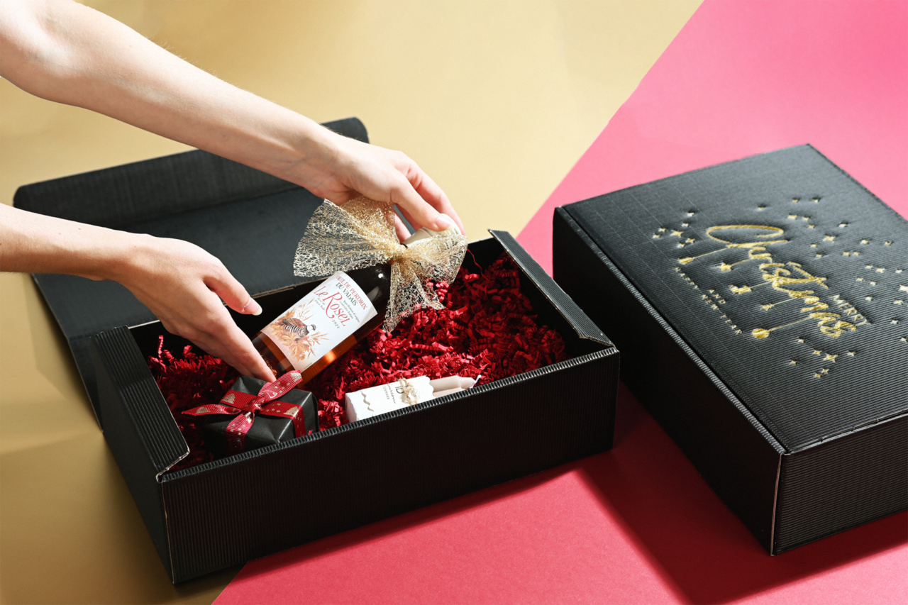 ohne Einlage auch ideal als Geschenkschachtel einsetzbar
