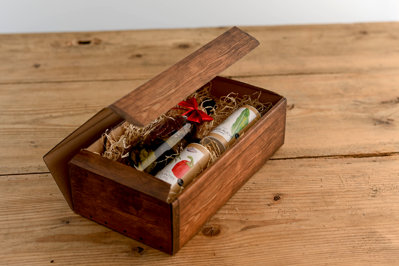 auch ohne Einlage als Verpackung f&uuml;r Geschenke nutzbar