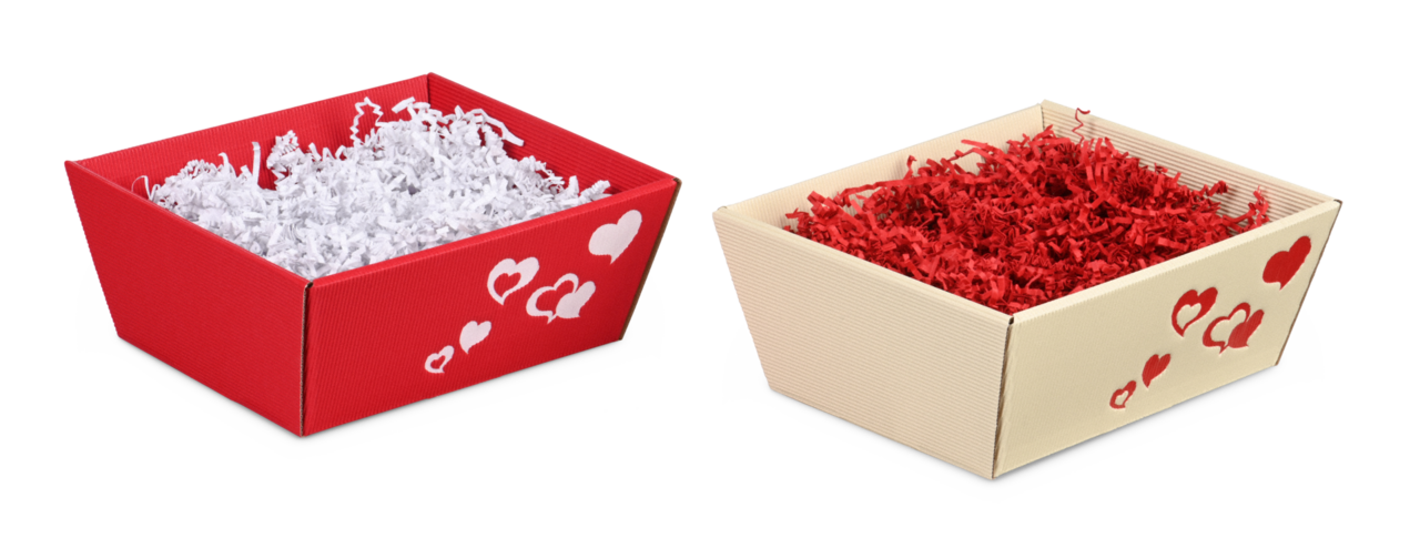 mit passendem Füllmaterial kann die Geschenkverpackung individuell dekoriert werden  