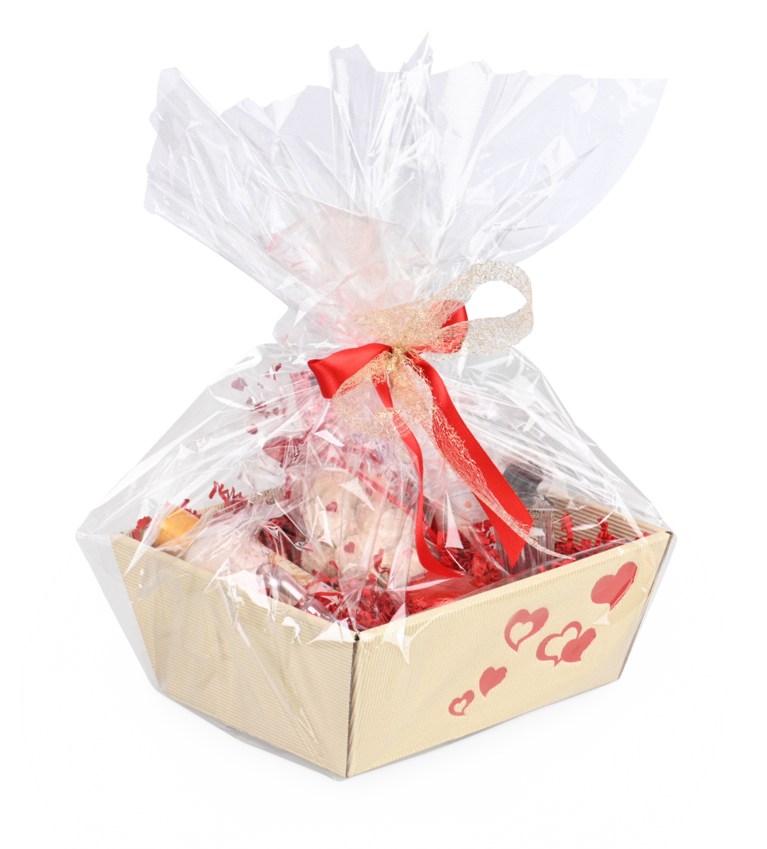 PP-Folie zum Einpacken der Geschenkkörbe finden Sie unter www.rausch-packaging.ch  