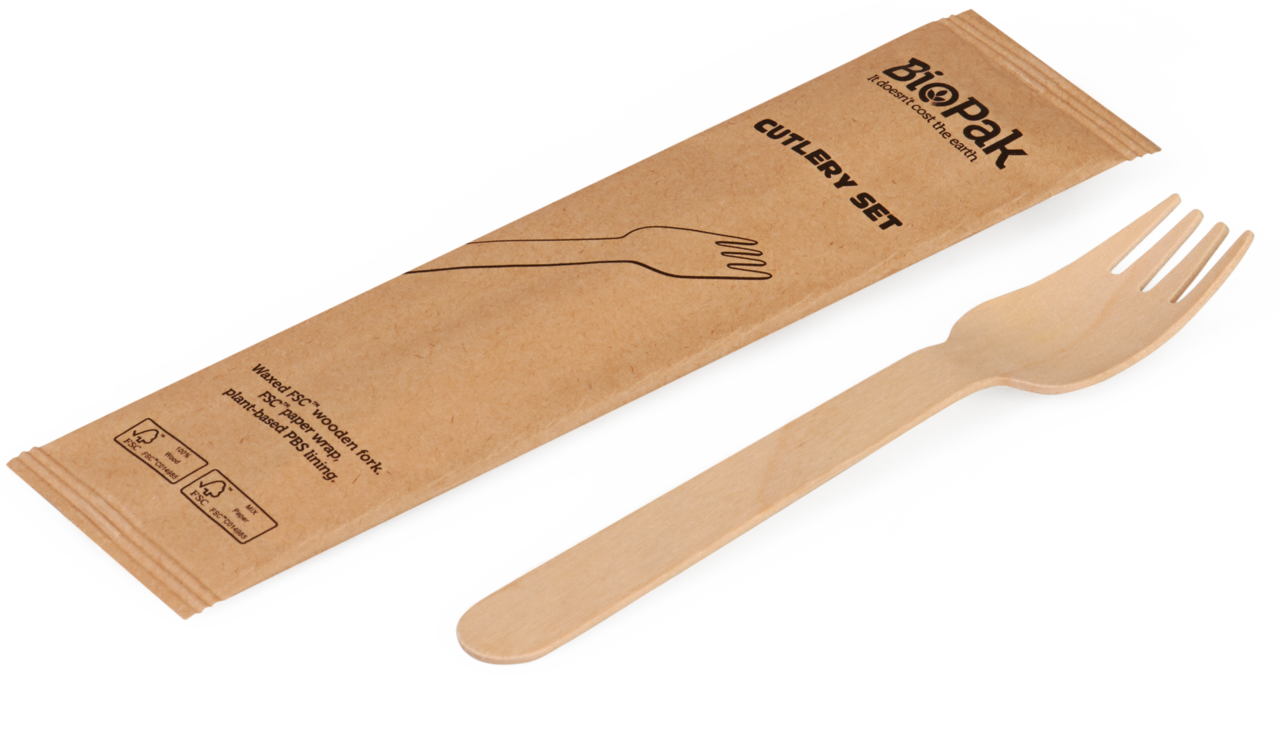 Holzgabel gewachst, einzeln verpackt