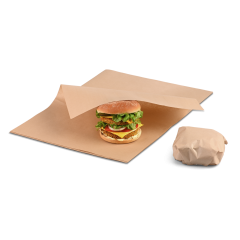 Burger Papier braun