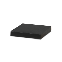 Deckel zu Geschenkschachtel 200×200×30 mm, schwarz