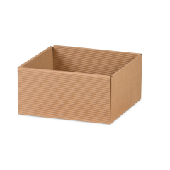 Boden zu Geschenkschachtel 250×250×120 mm, natur