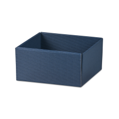 Boden zu Geschenkschachtel 250×250×120 mm, blau