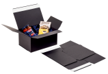 Versandkarton schwarz mit SK-Verschluss FULL BLACK