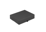 Klappschachtel schwarz mit Steckverschluss FULL BLACK
