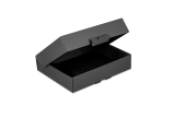 Klappschachtel schwarz mit Steckverschluss FULL BLACK