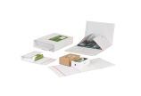 Kreuzverpackung / Buchverpackung weiss MECAWELL® STRONG