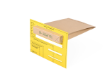 Graspapier-Versandtasche mit Blockboden