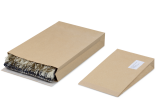 Graspapier-Versandtasche mit Blockboden