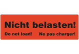 Signal-Etikett selbstklebend