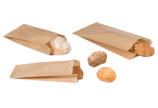 Papierfaltenbeutel braun