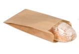 Papierfaltenbeutel braun