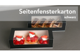 Seitenfensterkarton schwarz