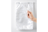 Flachbeutel aus HDPE geblockt