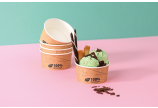 Glacebecher sind gut stapelbar