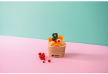 nachhaltige Verpackung für Glace mit Früchten 