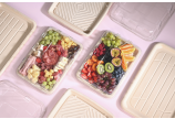 Servierplatte aus Bagasse
