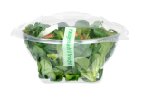 Salatschale aus rPET LIGHT rund mit Deckel