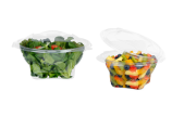 Salatschale aus rPET LIGHT rund mit Deckel