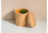 Membrandeckel aus Karton zu Suppenbecher
