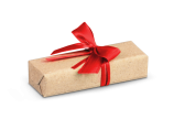 kann auch als Schleife um kleine Geschenkpäckchen gebunden werden