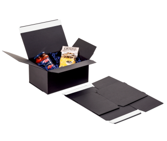 Versandkarton schwarz mit SK-Verschluss FULL BLACK