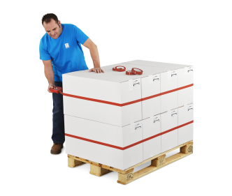 Umreifungsband PP selbstklebend