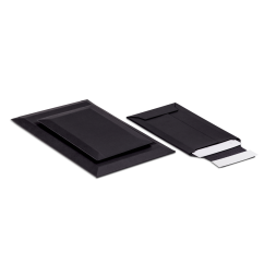 Wellkarton-Versandtasche schwarz FULL BLACK