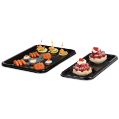 Servierplatte aus rPET, rechteckig