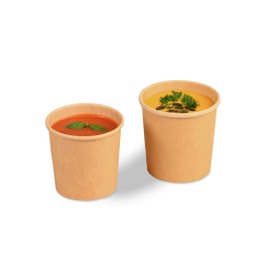 Suppenbecher to-go braun