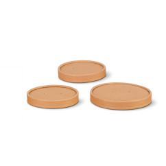 Membrandeckel aus Karton zu Suppenbecher