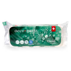 Oeco Swiss Classic Toilettenpapier Recycling, 3-lagig