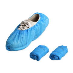 Einweg-Schuhüberzieher CPE, blau
