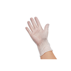 Vinyl-Handschuhe transparent