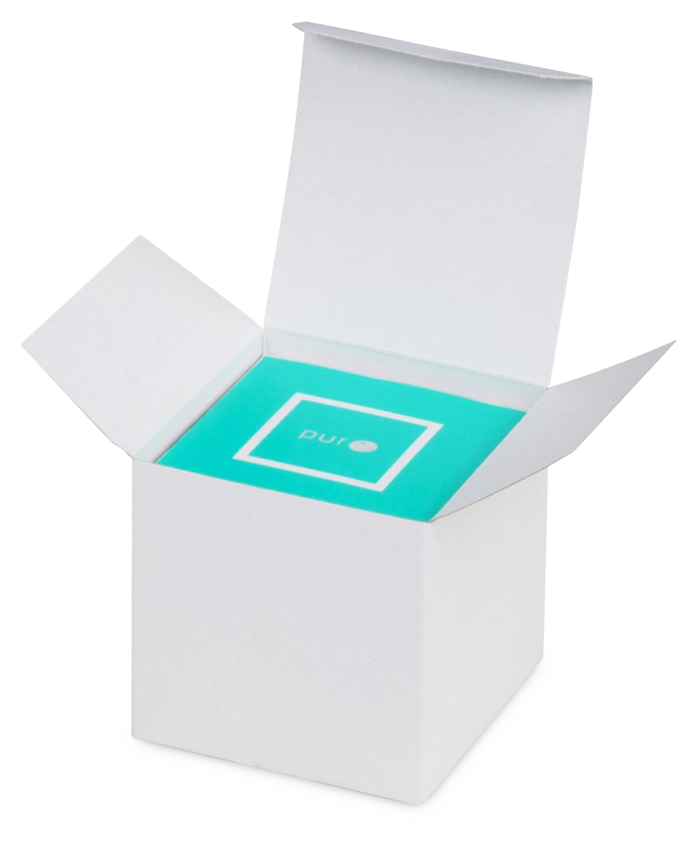 Karton-Box weiss  mit Blitzboden