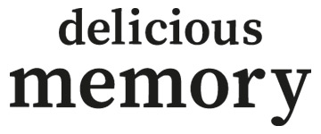 Zur Verpackungslinie «delicious memory» → Logo mit der Aufschrift «delicious memory»