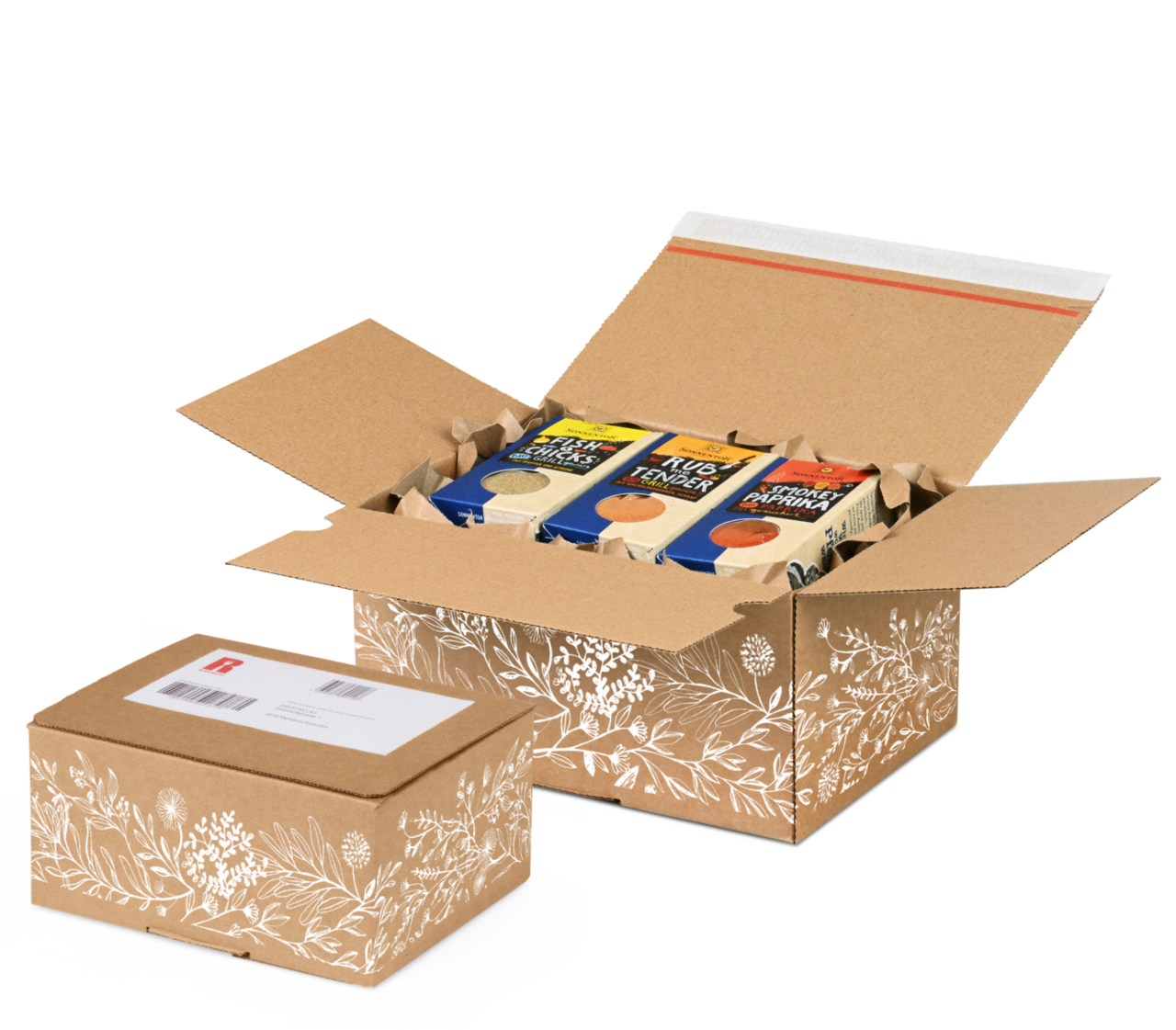 E-Commerce Karton COMFORT-BOX mit Natur Motiv