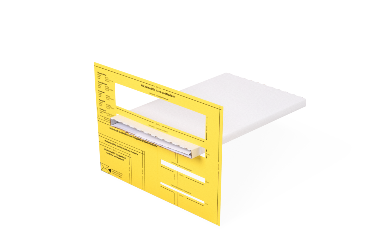 Kreuzverpackung / Buchverpackung weiß MECAWELL® STRONG