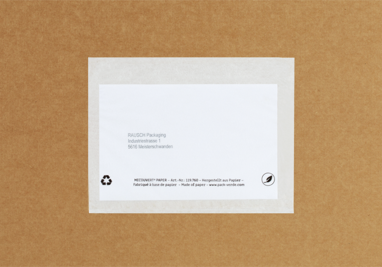 Lieferscheintaschen Papier MECOUVERT® PAPER