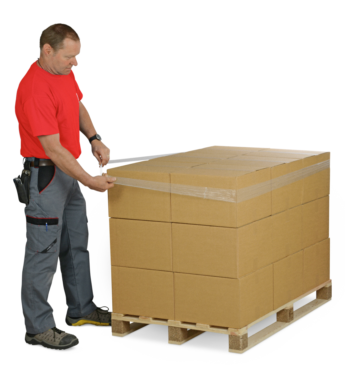 kann einfach über Ihr Packgut gestreift werden