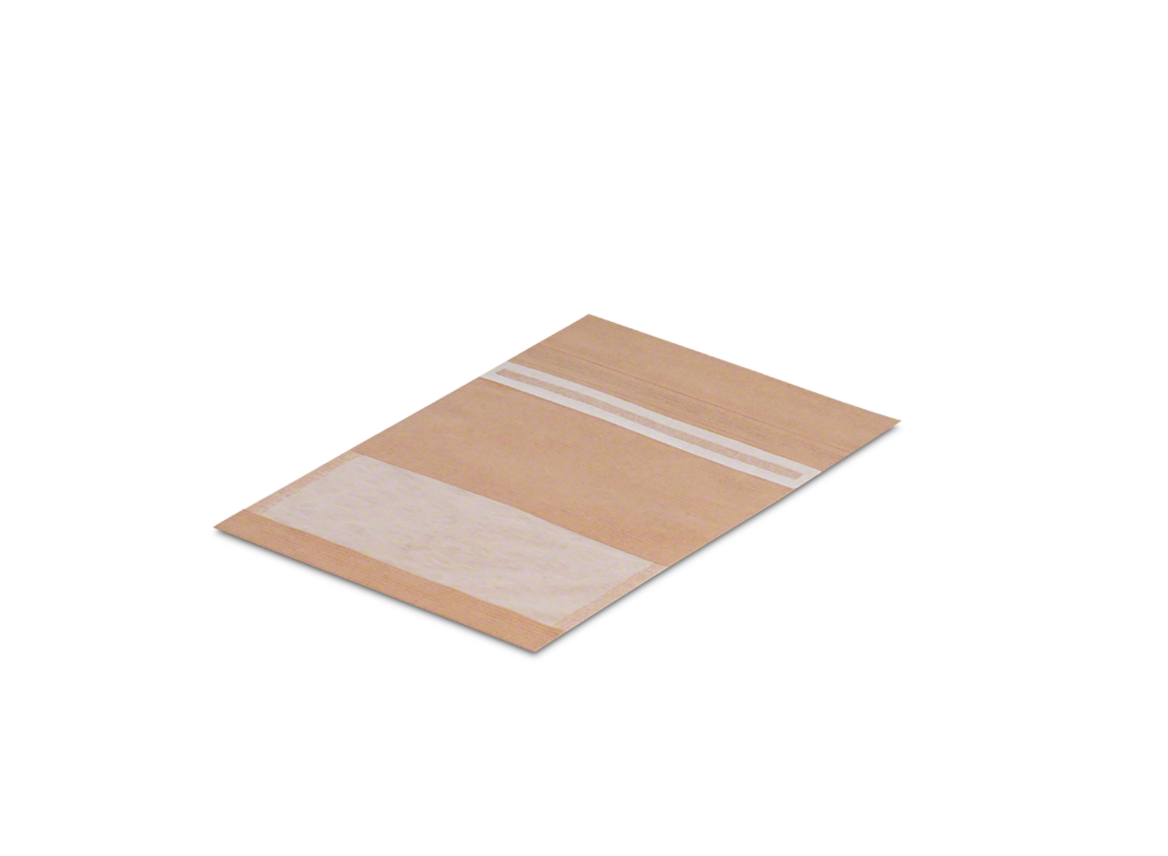 Papierbeutel mit Repetierverschluss, 160 × 220 mm,  70 g/m²