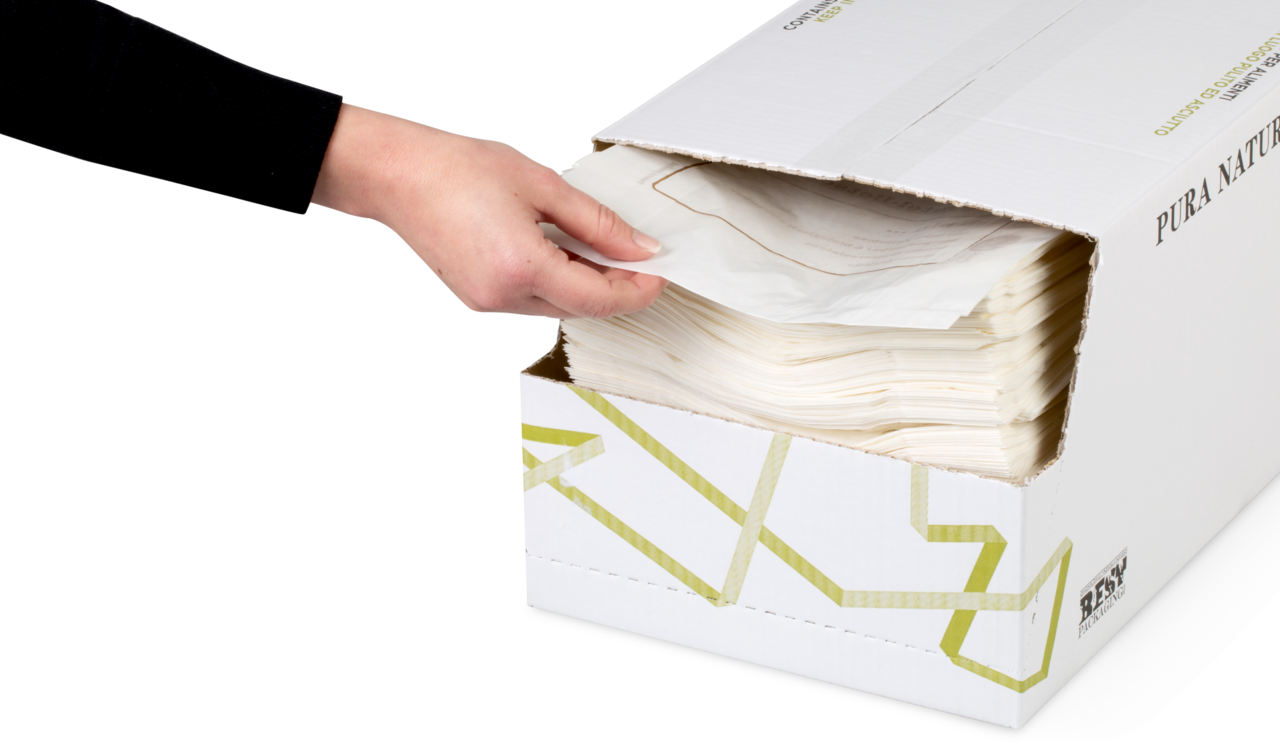 Papierfaltenbeutel «Frische pur»