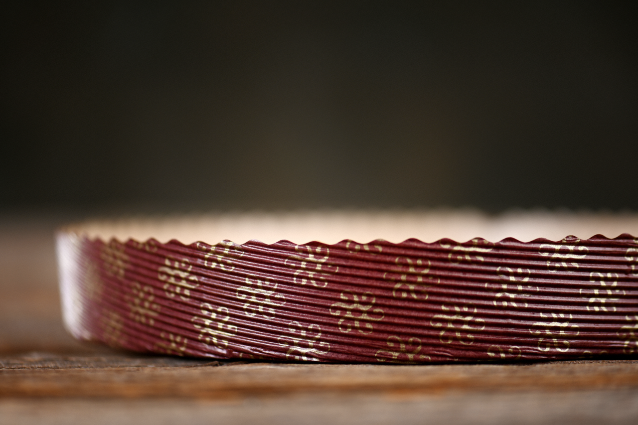 Kuchen-Backform rund mit Dekor