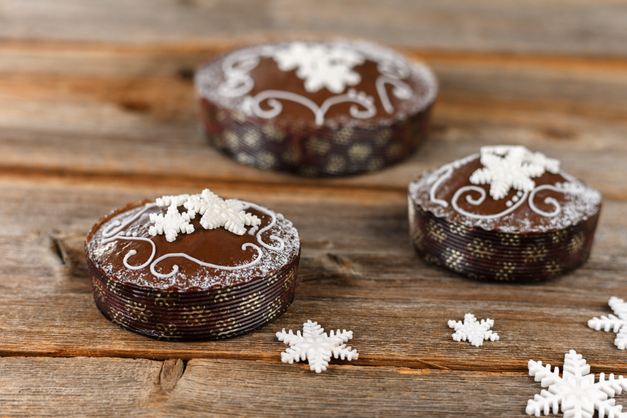 Kuchen-Backform rund mit Dekor