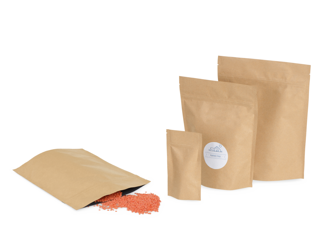 MECASEAL Standbodenbeutel Aromaschutz, Papier